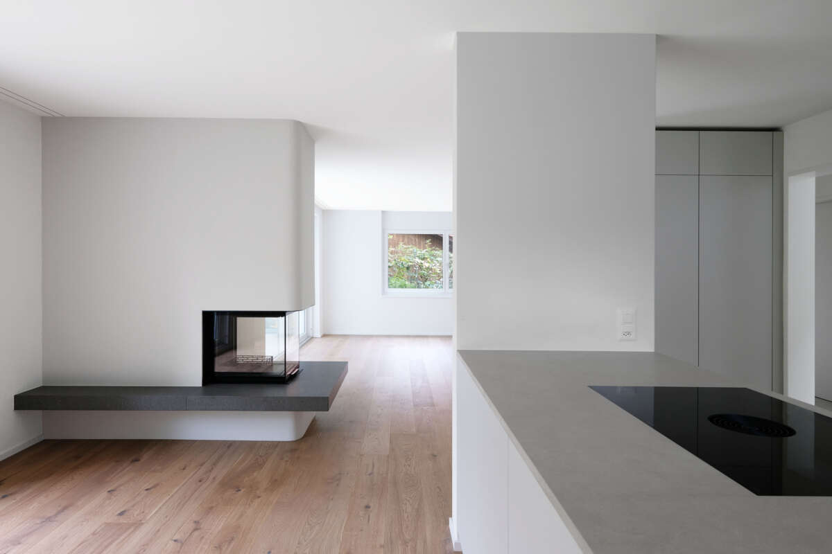 Orlando Architektur Umbau Einfamilienhaus Im Felix Rickenbach Sulz 1 Küche Cheminée