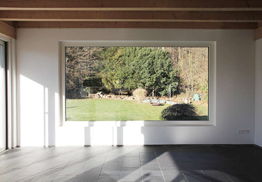 Orlando Architektur Umbau Sanierung Einfamilienhaus Römerhofstrasse Wiesendangen 1 Panoramafenster